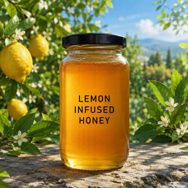 Lemon Infused honey